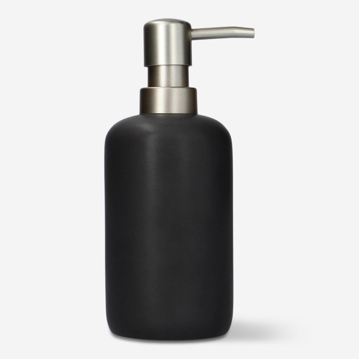 Black soap dispenser