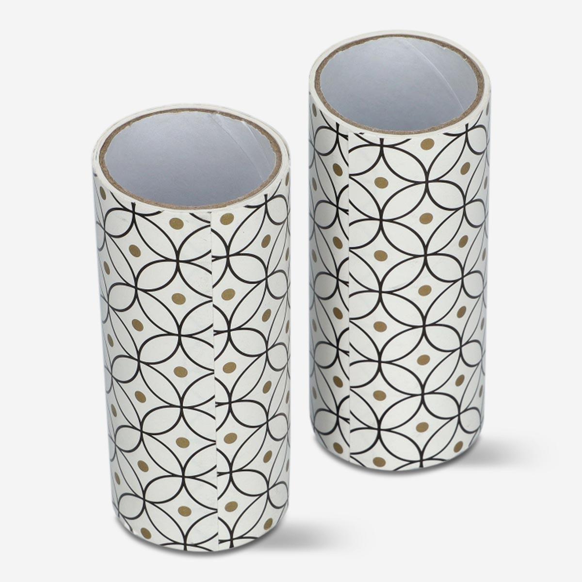 Brown pattern lint roller refills