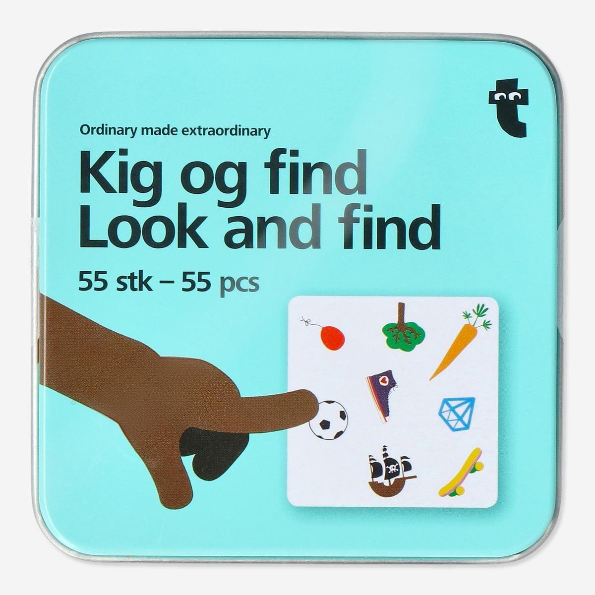 Blue Look And Find Game