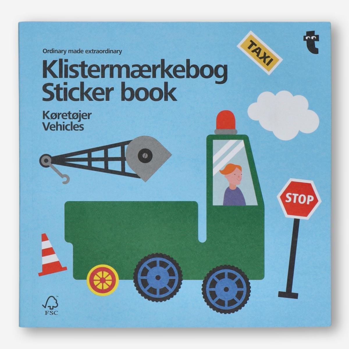 Blue sticker book