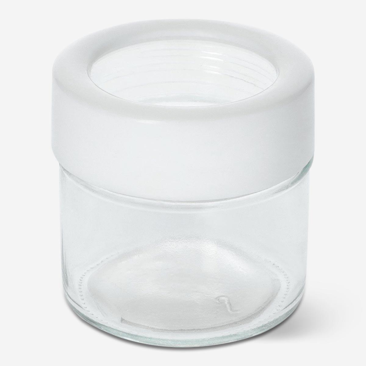 White salt shaker
