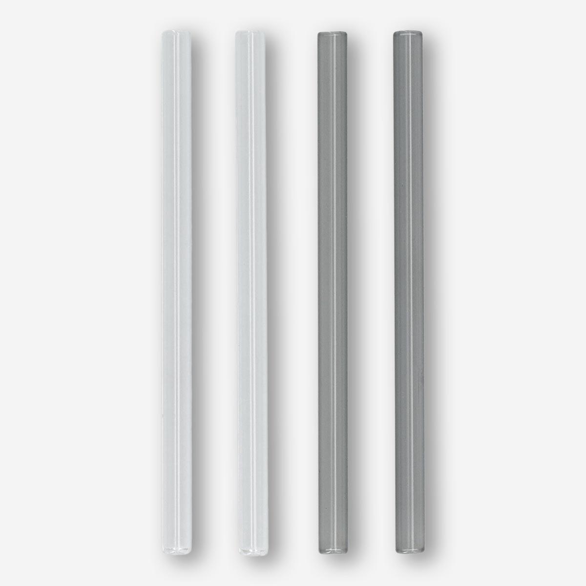 Glass straws