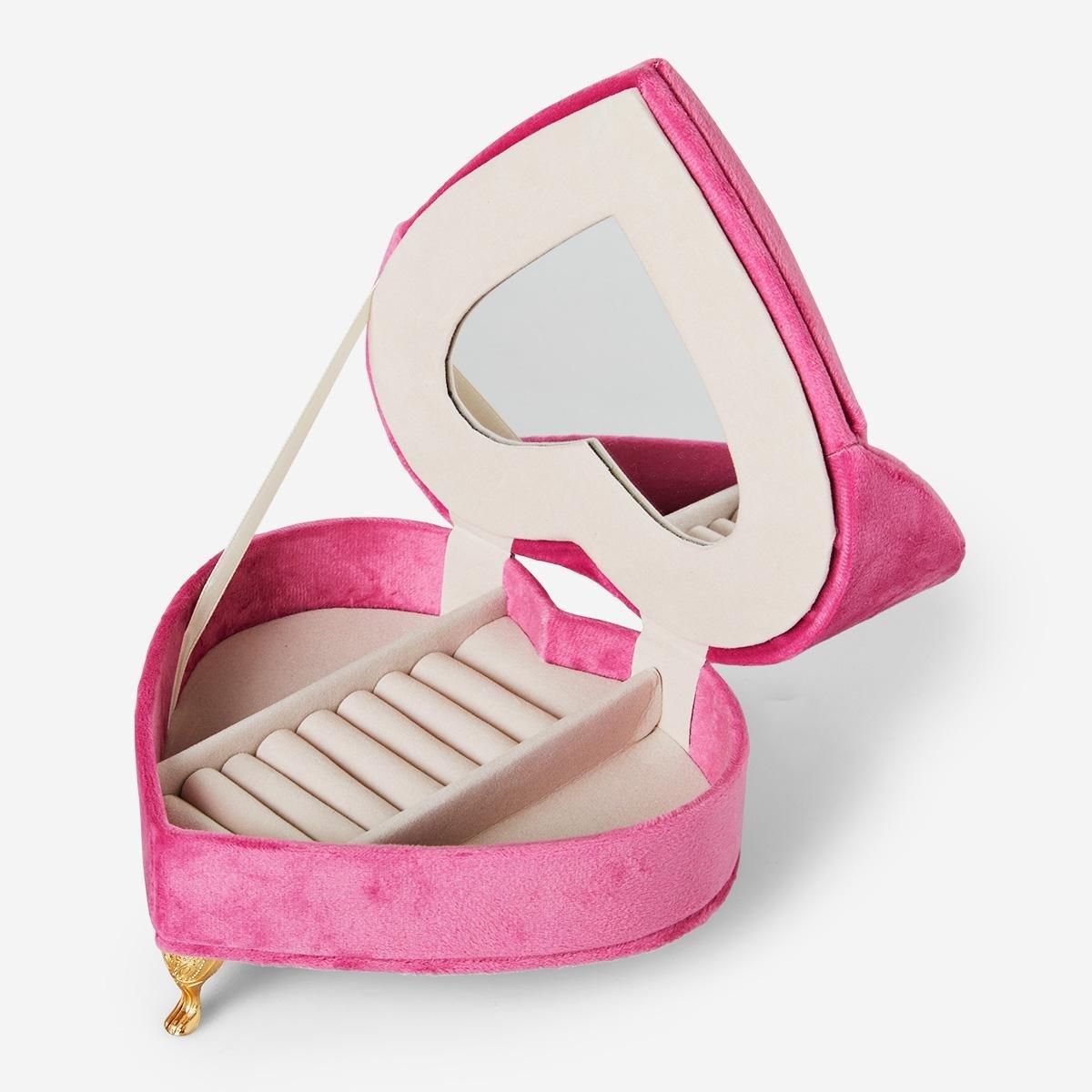 Pink jewellery box