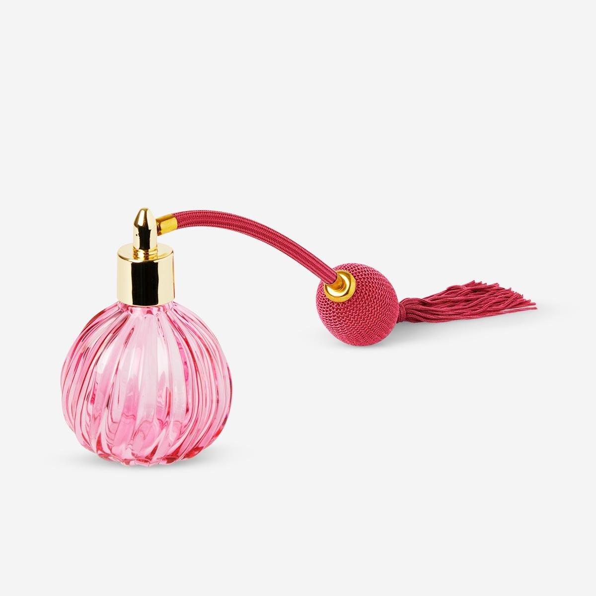 Pink perfume bottle
