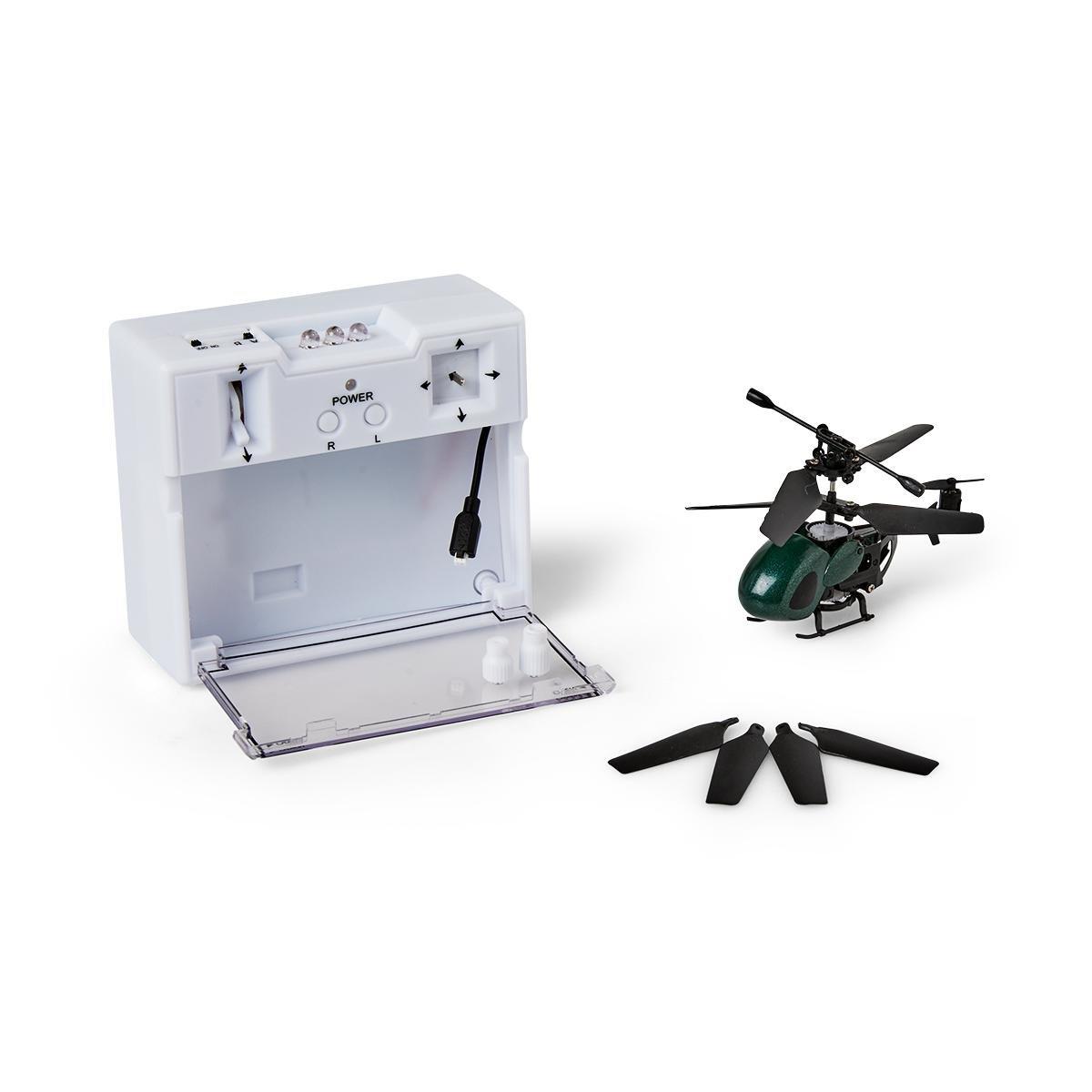 Green helicopter