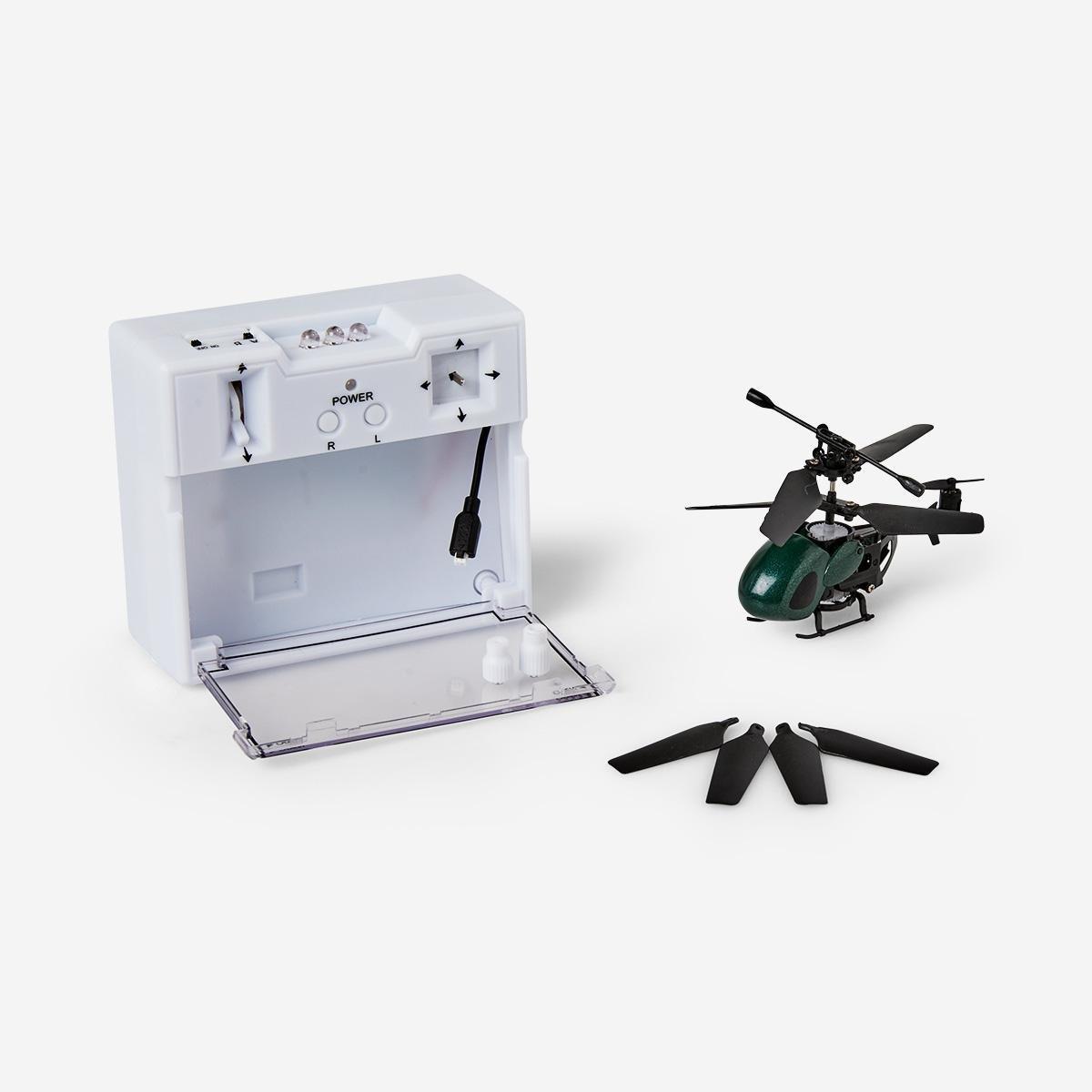 Green helicopter