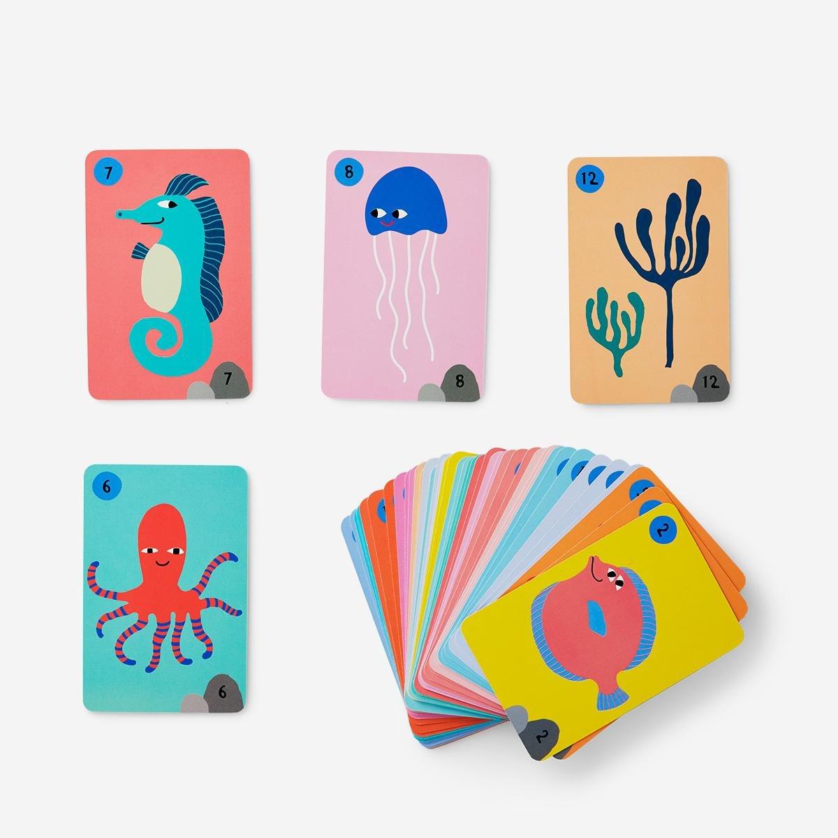 Blue Go fish game