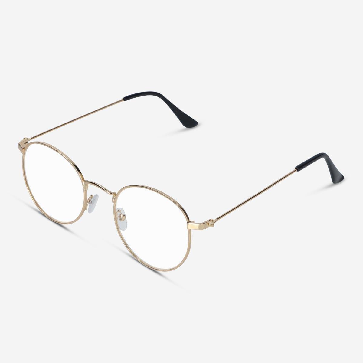 Gold Reading glasses. + 1.0