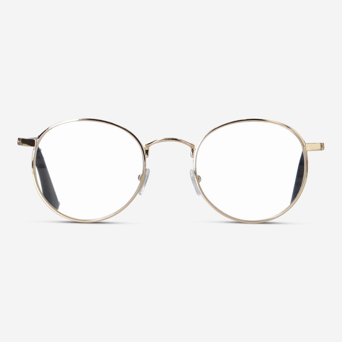 Gold Reading glasses. + 1.0