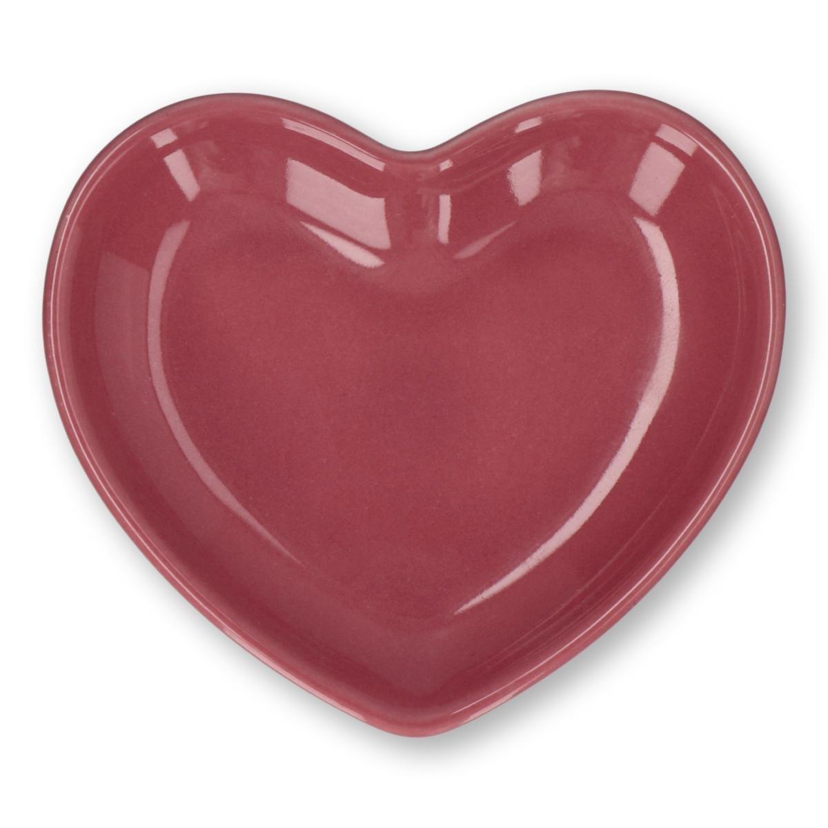 Red ceramic serving dish