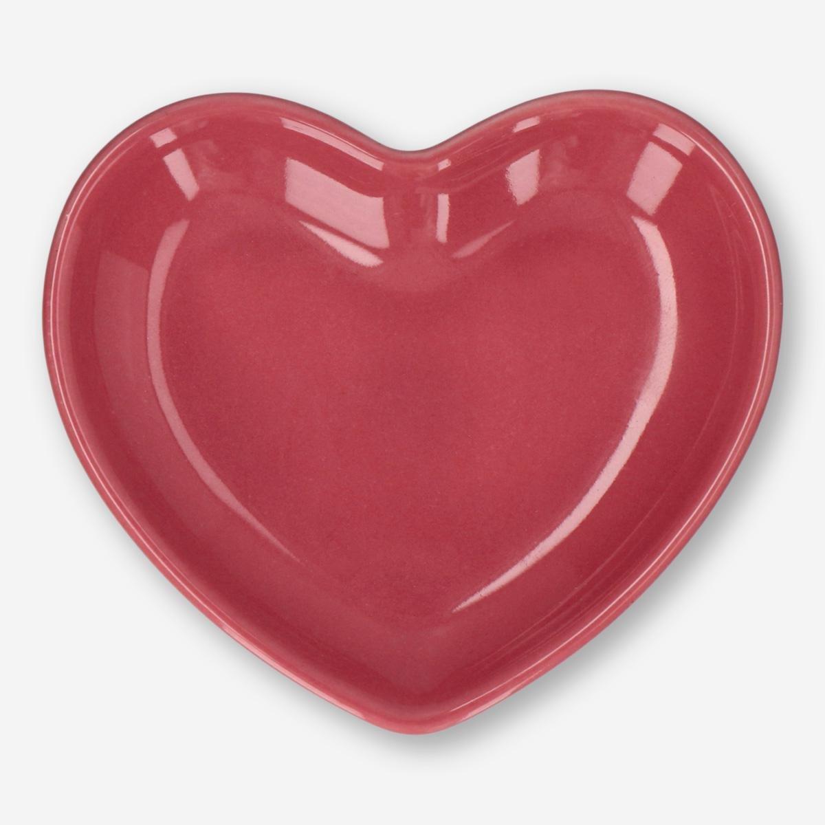Red ceramic serving dish