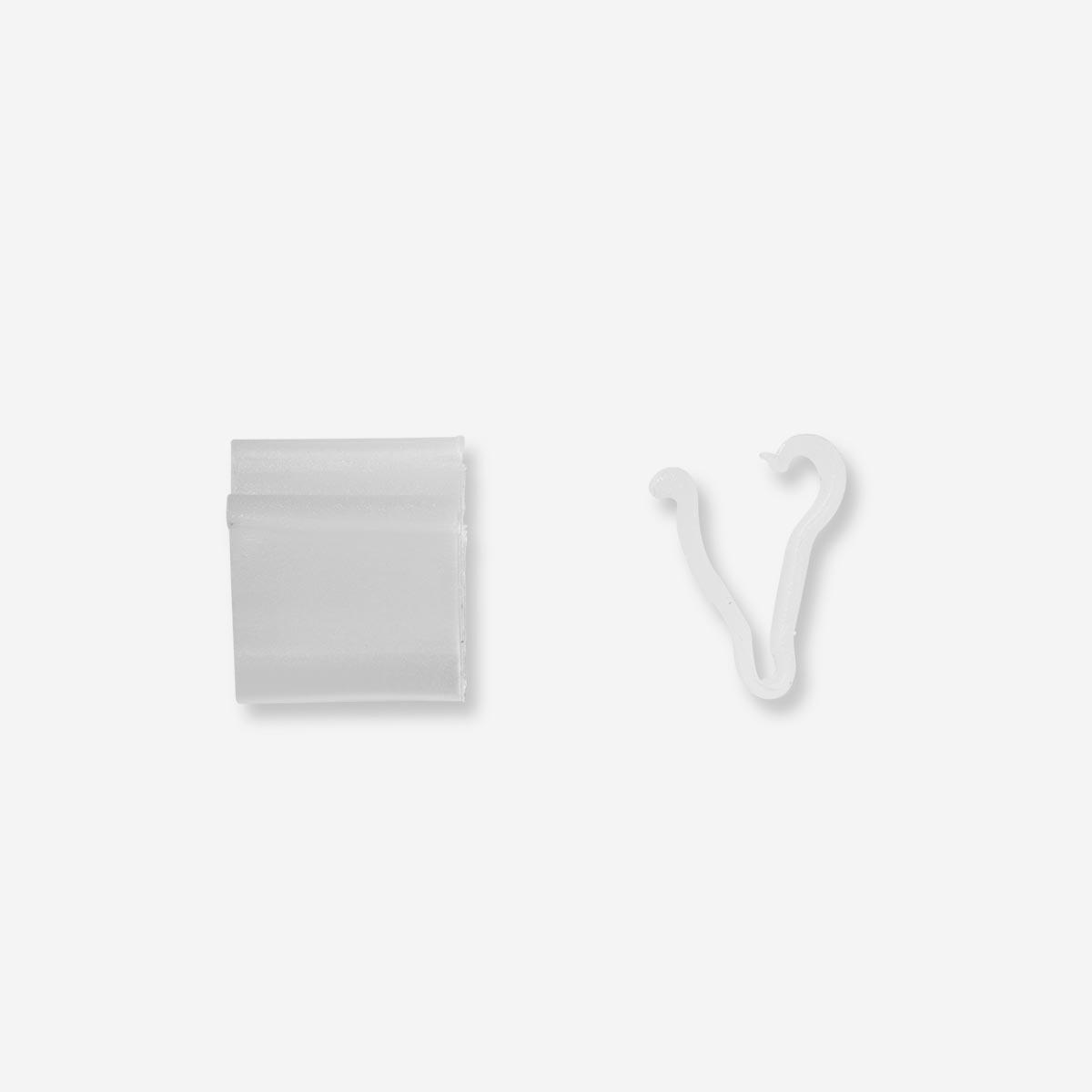 White transparent Balloon clips