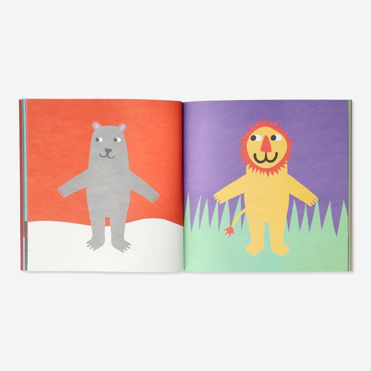 Multicolour animals sticker book