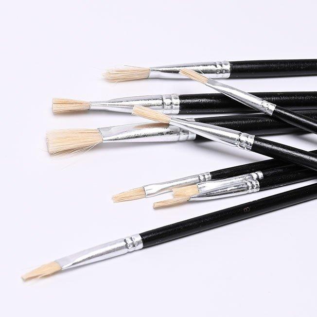 Black Paint brushes. 9pcs