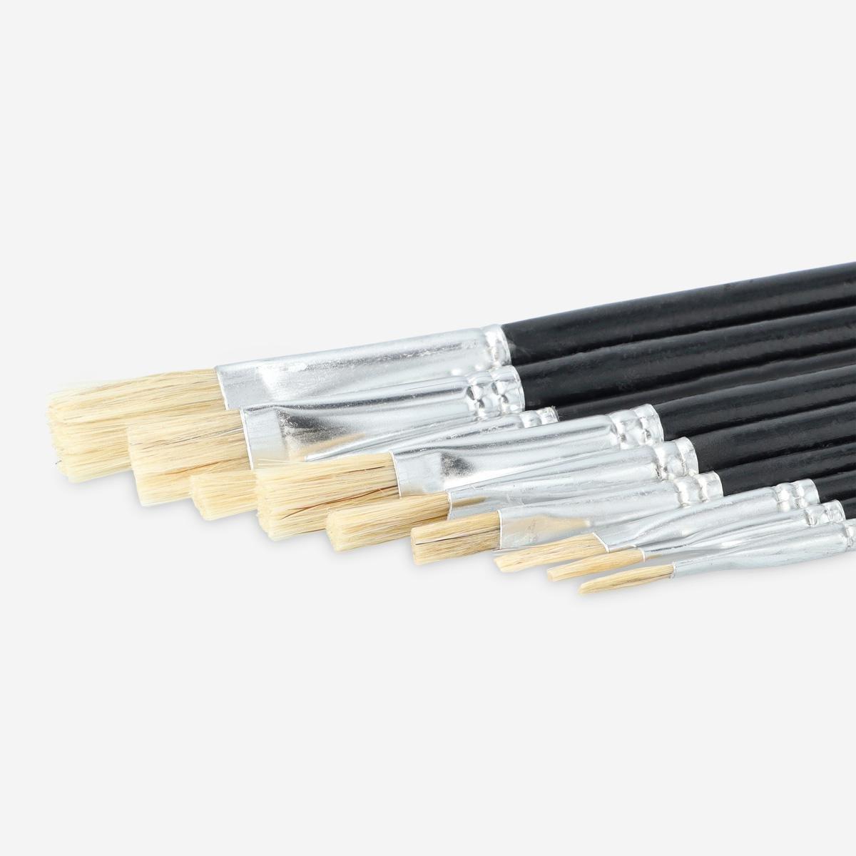 Black Paint brushes. 9pcs