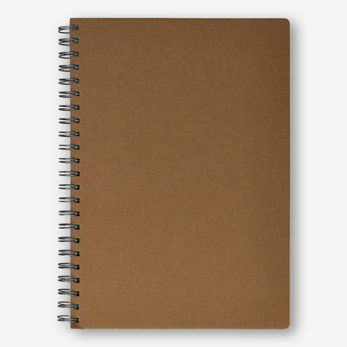 Brown notebook. a4