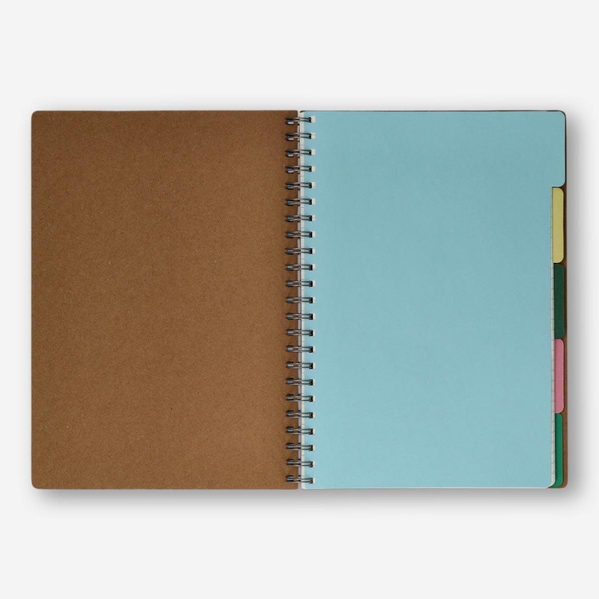 Brown notebook. a4