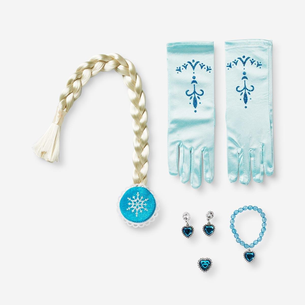 Blue frozen costume accessories set