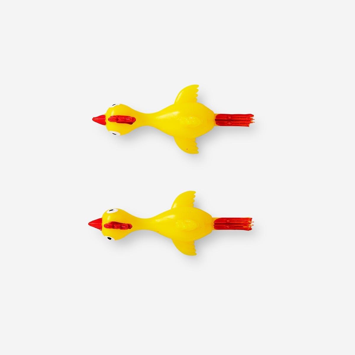 Yellow Shooting Animals. 2 Pcs