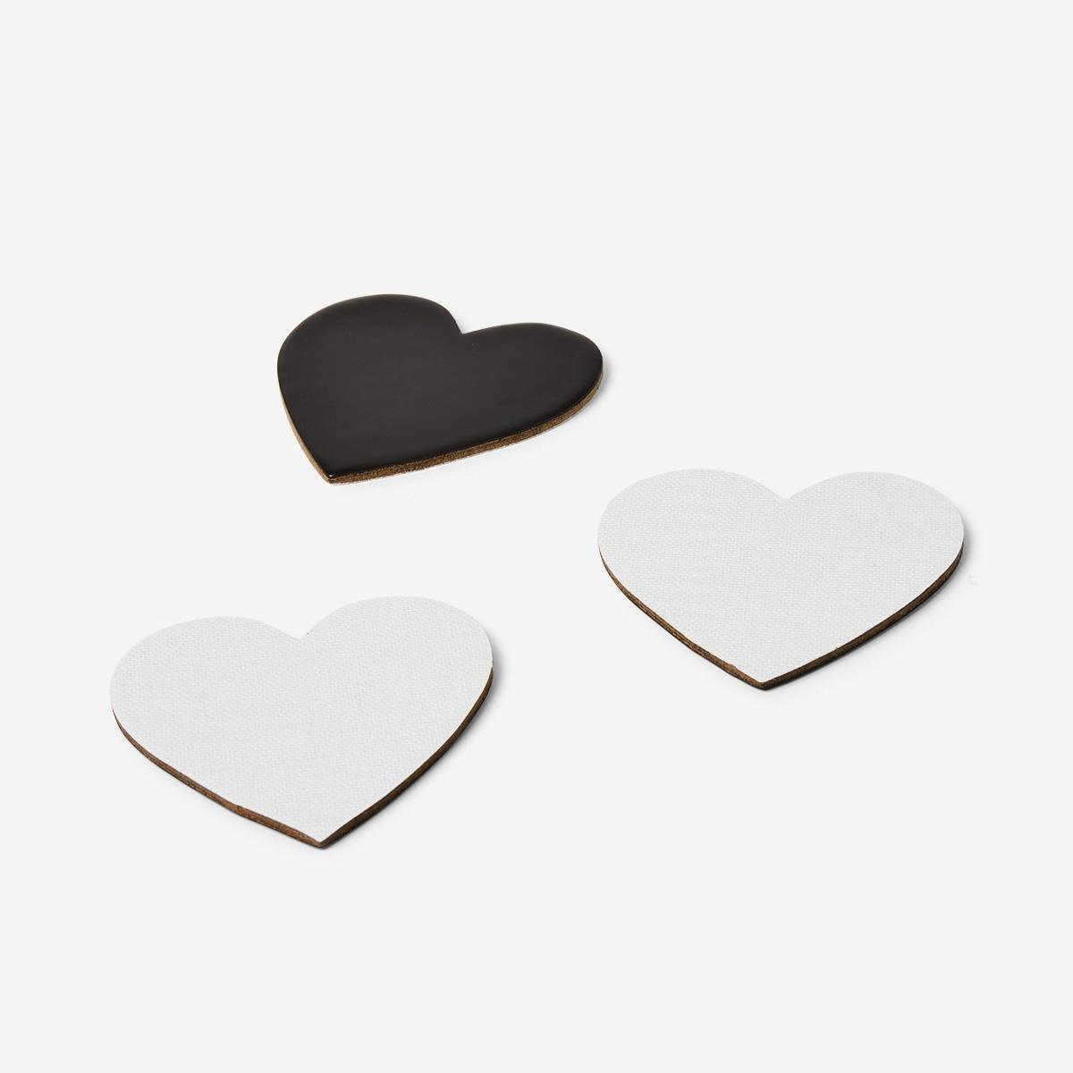 Heart magnetic canvases