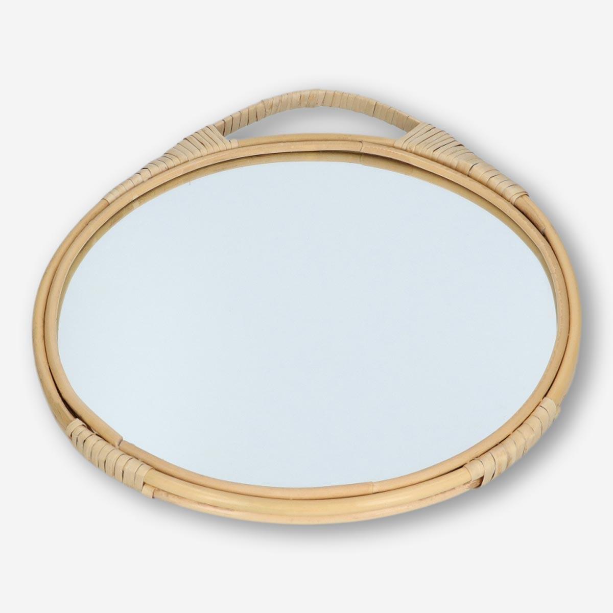 Beige Hanging Mirror
