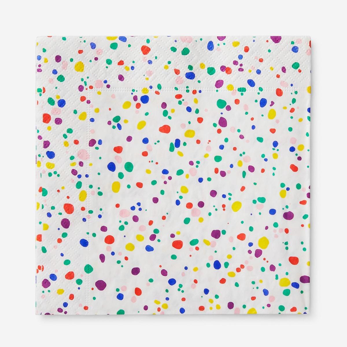 White napkins