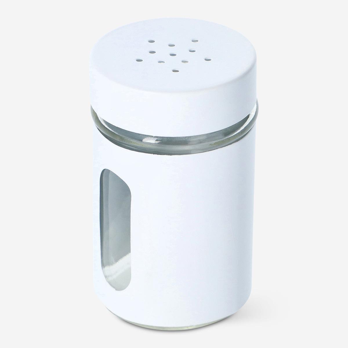 White salt shaker