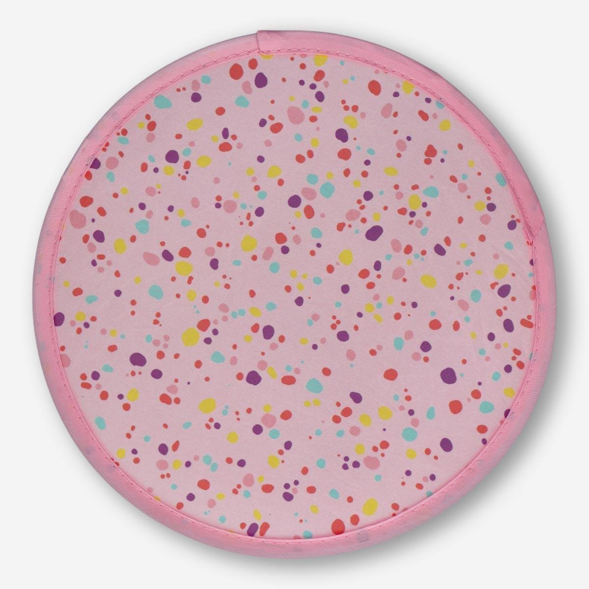 Pink foldable fan