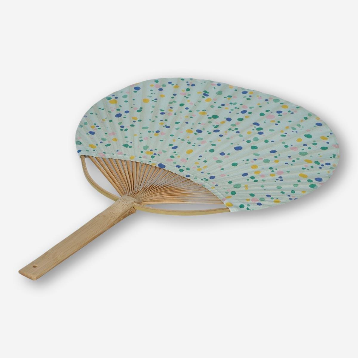 Turquoise fan