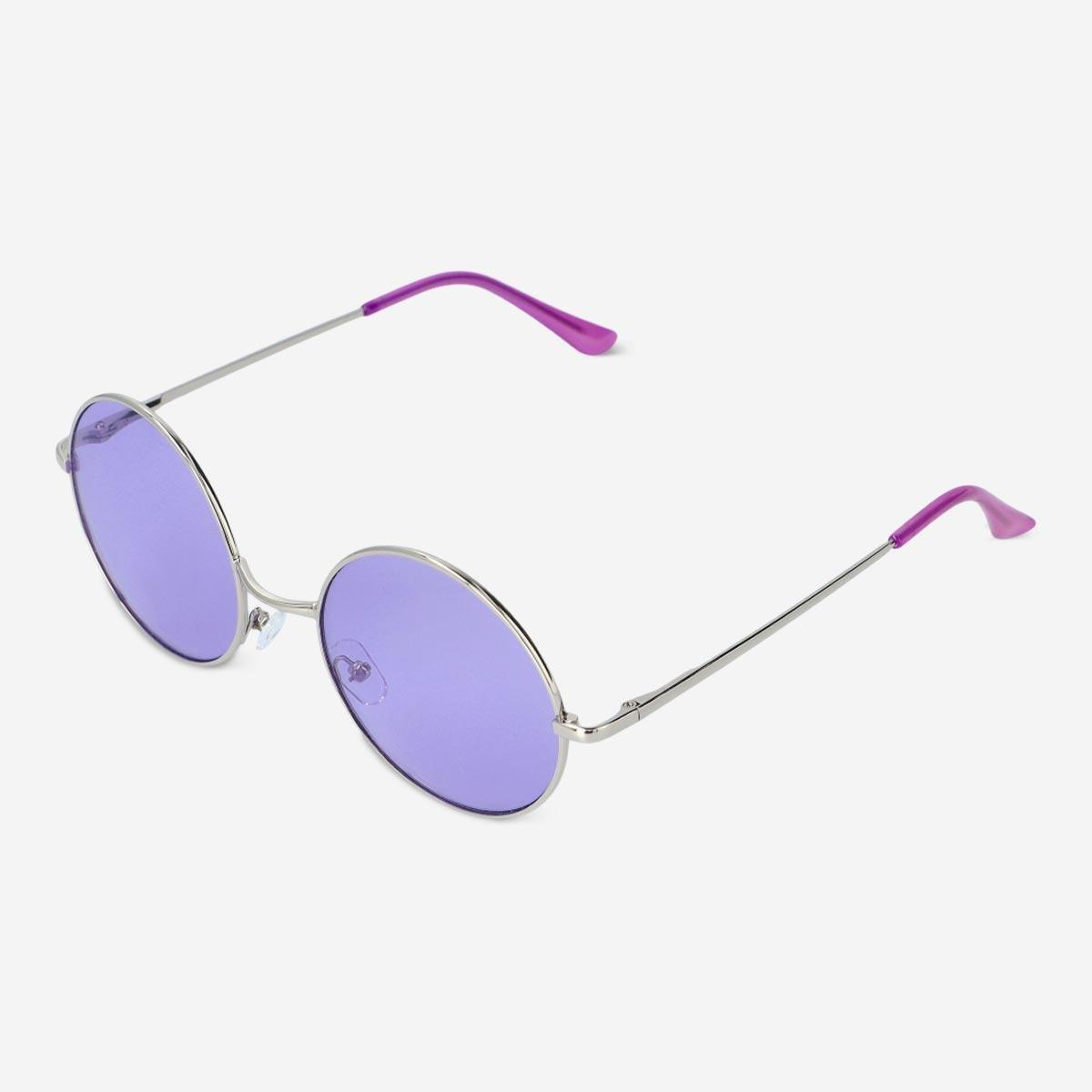 Purple Round Sunglasses