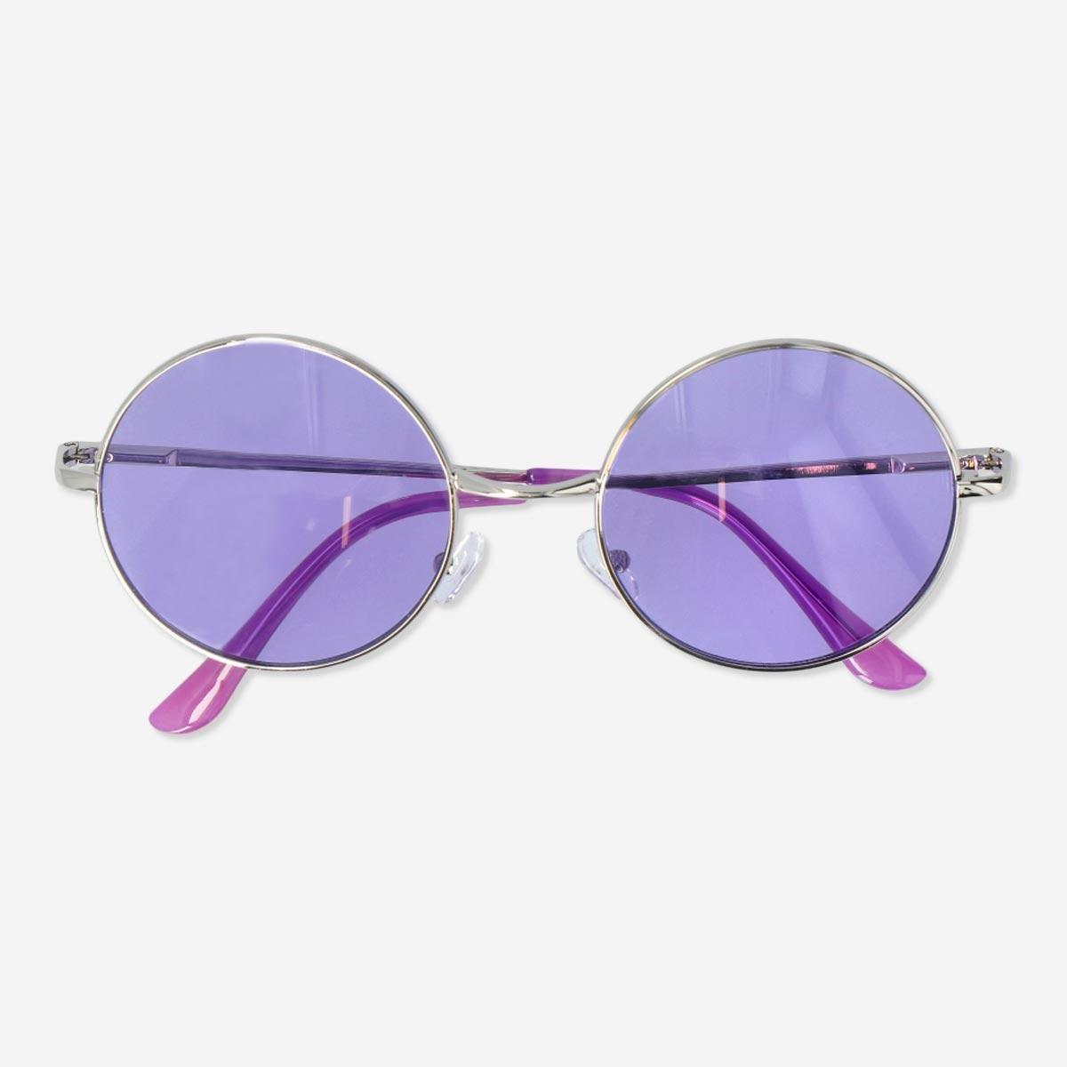 Purple Round Sunglasses
