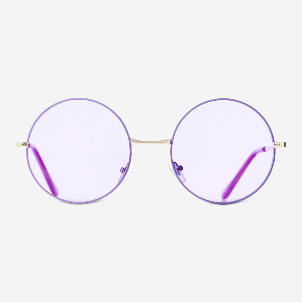 Purple Round Sunglasses