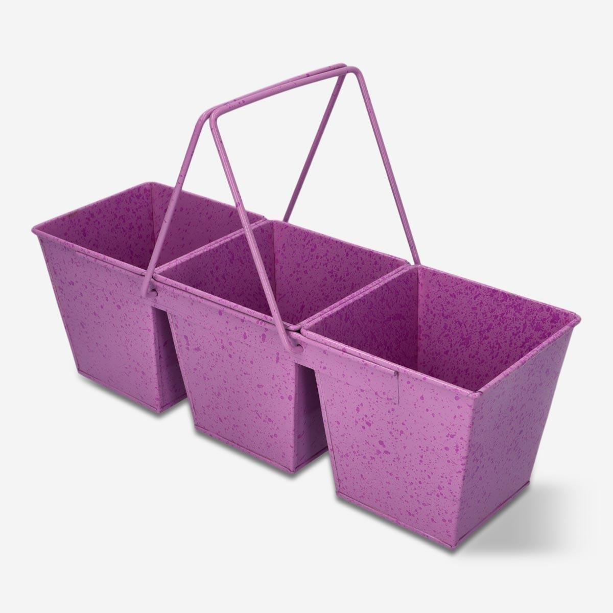 Pink plant pots