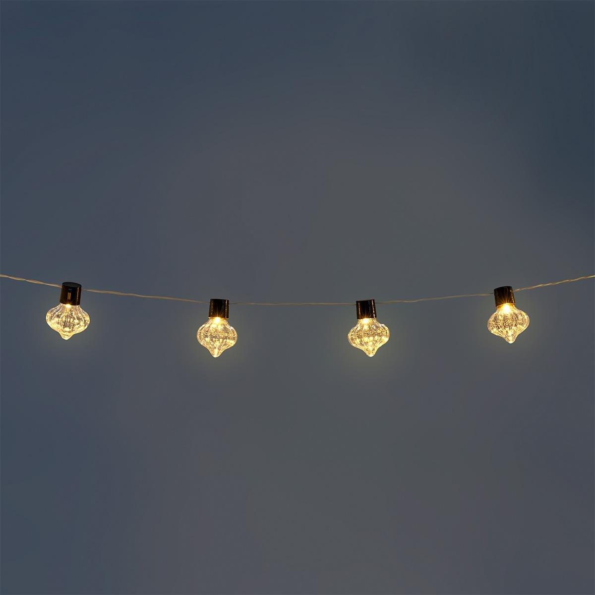 White Outdoors Warm String Lights. 330 Cm