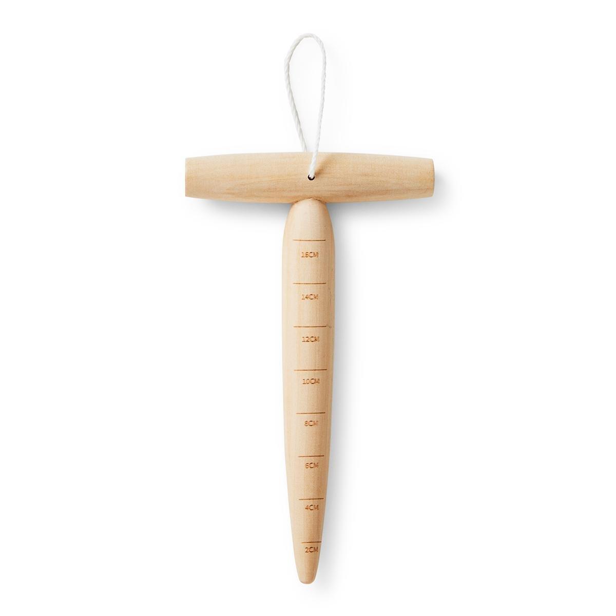 Wooden Garden dipper and ruler