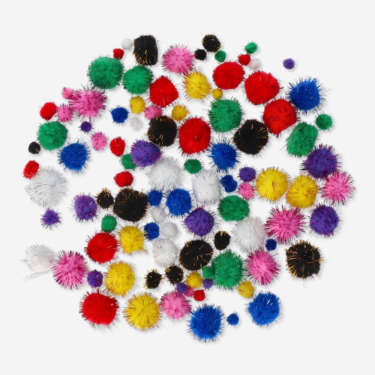 Multicolour pom balls