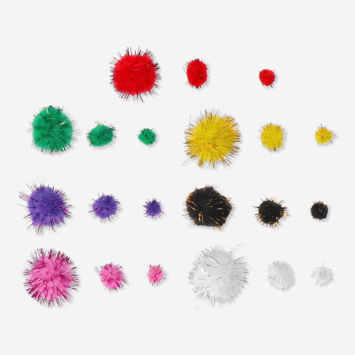 Multicolour pom balls