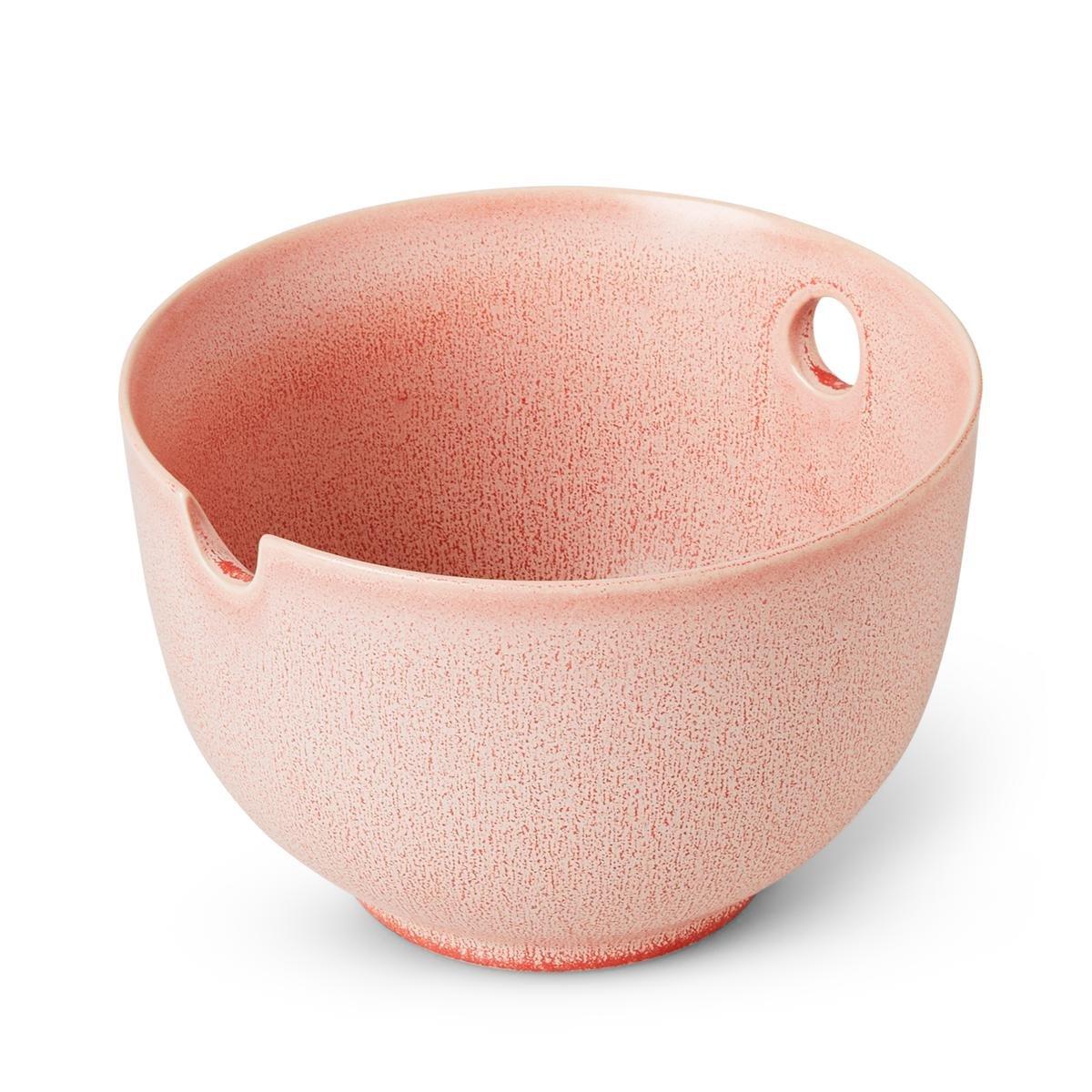 Pink ramen bowl