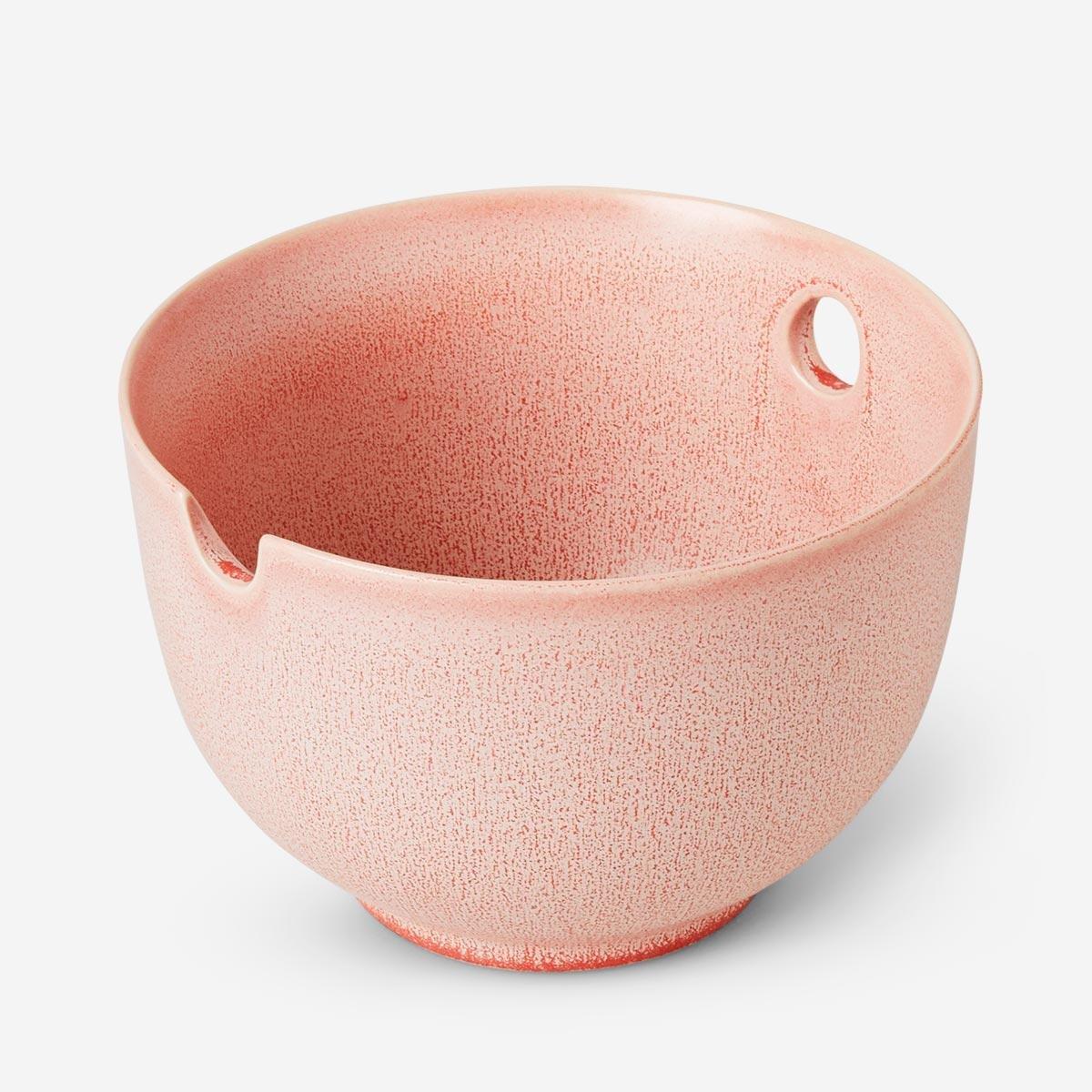Pink ramen bowl