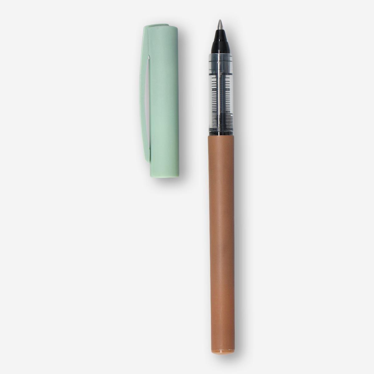 Green rollerball pen