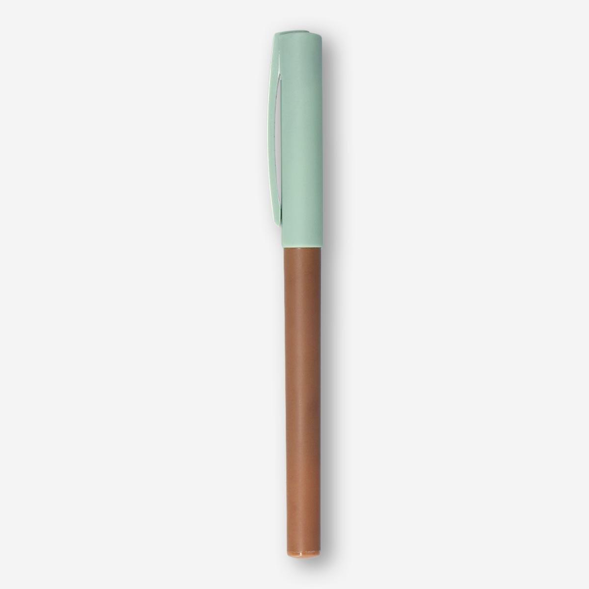 Green rollerball pen