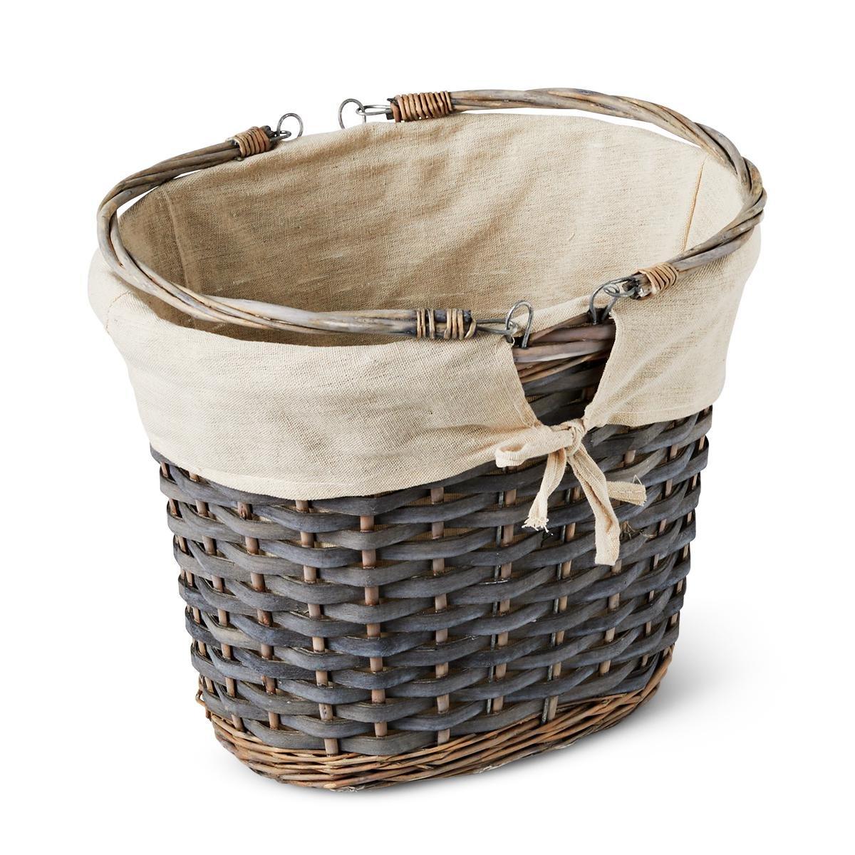 Grey picnic basket