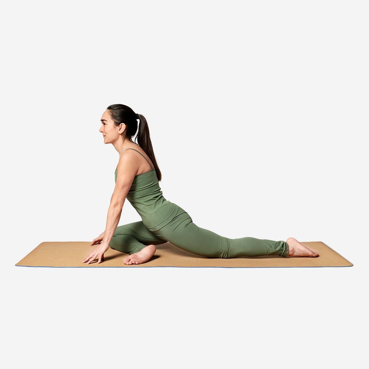 Brown yoga mat     