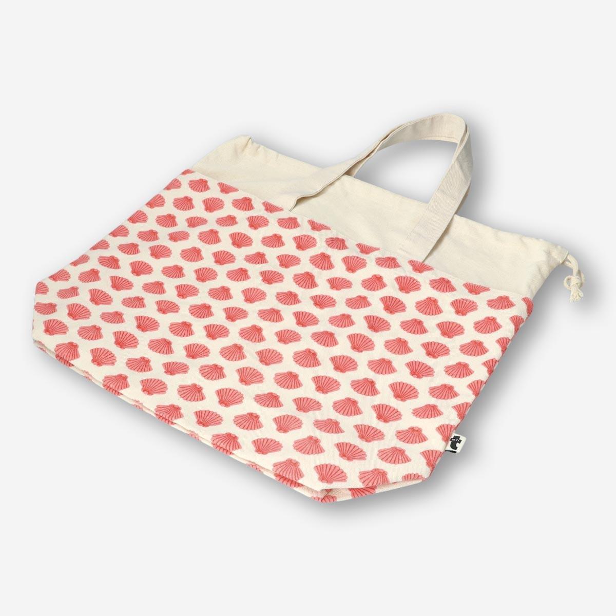 Orange tote bag