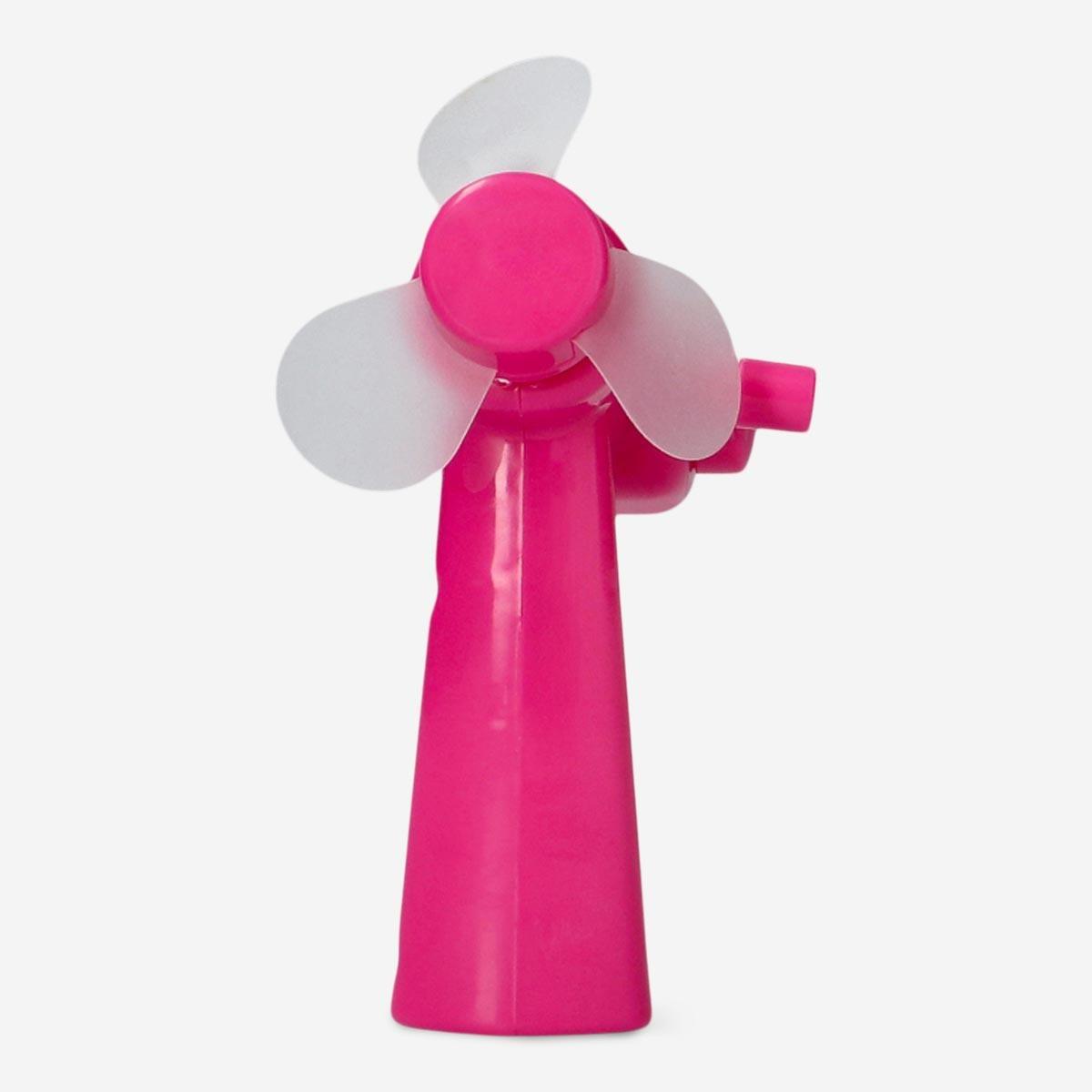 Pink Crank Handle Fan