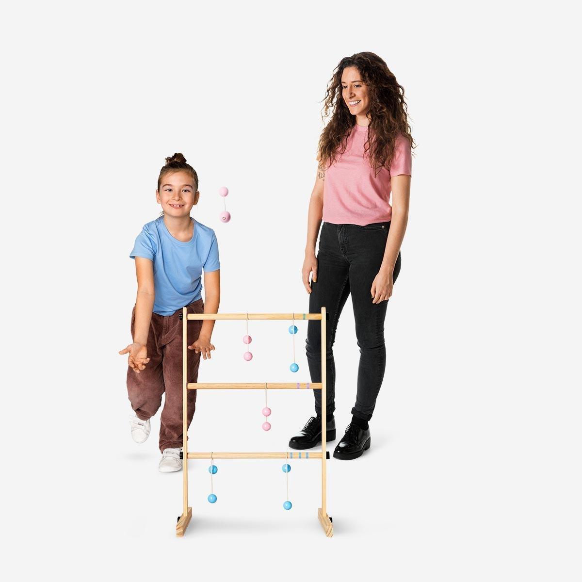 Brown wooden ladder game