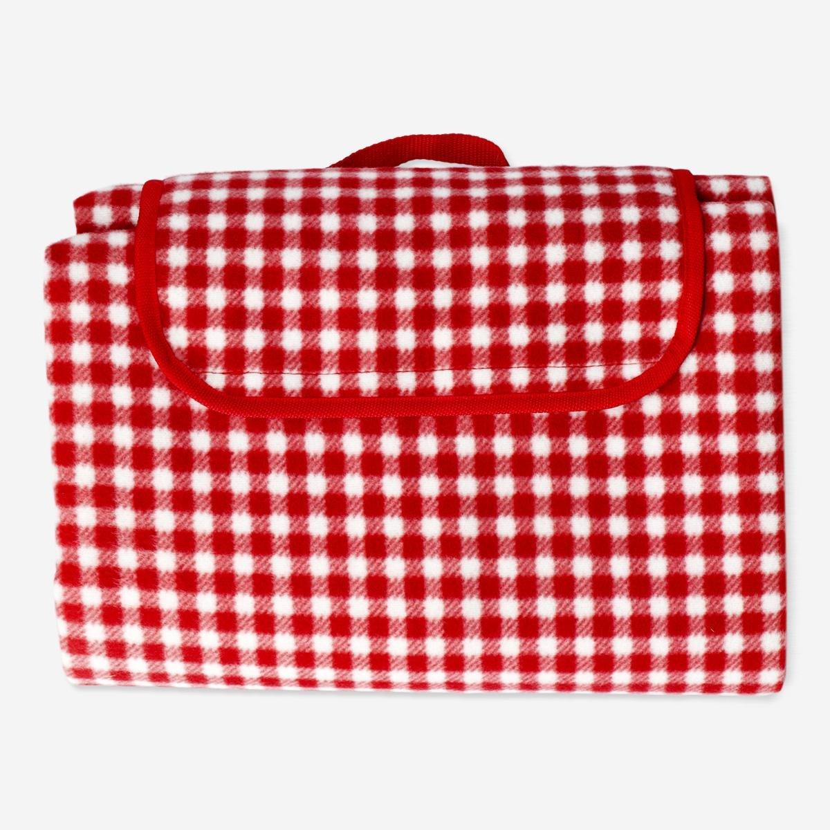 Red picnic blanket