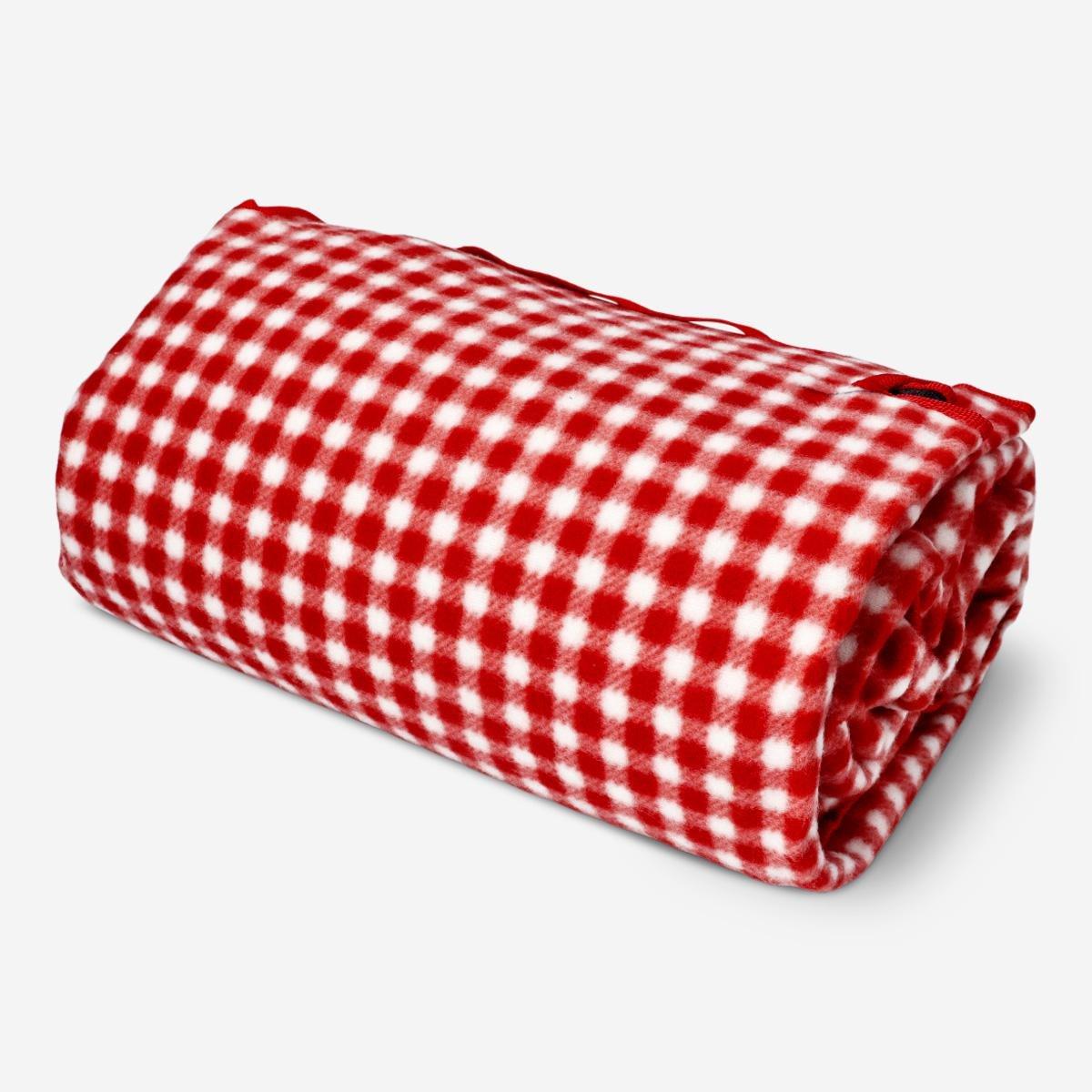 Red picnic blanket