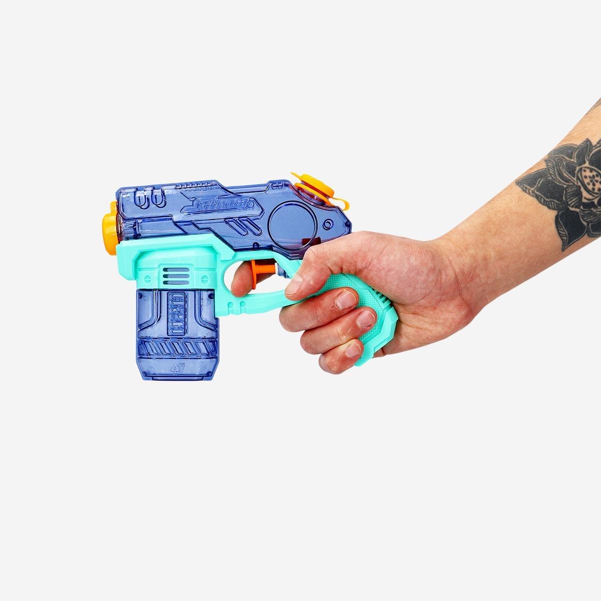 Turquoise water pistol