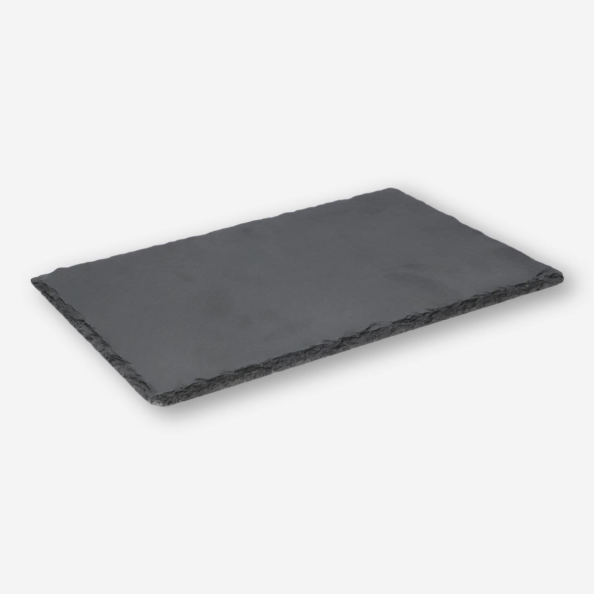 Black serving plate